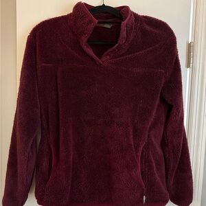 Eddie Bauer Cozy Burgundy Women's Sweater